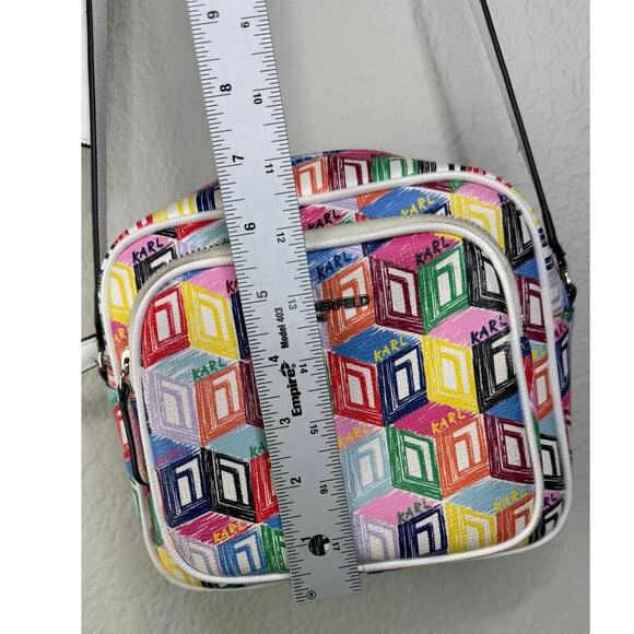 Karl Lagerfeld Valette Multicolored Crossbody Handbag - Picture 7 of 11